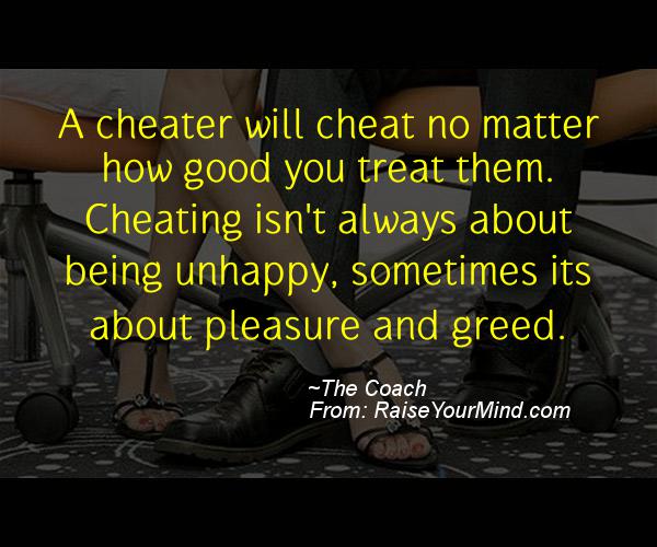 Cheating Verses & Funny Quotes | A cheater will cheat no matter how