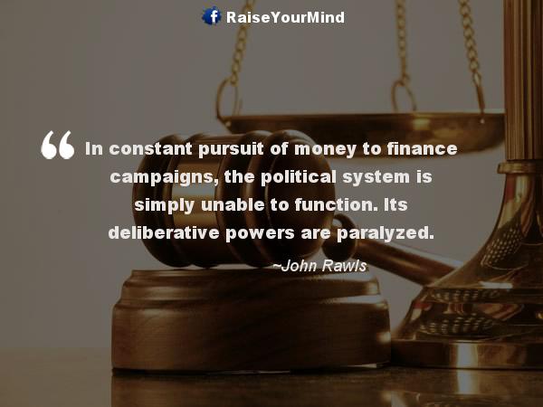politics and money - Finance quote image