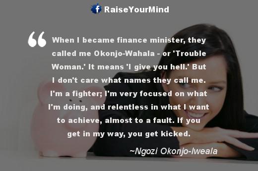 minister of finance jobs - Finance quote image