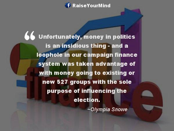 politics and finances - Finance quote image