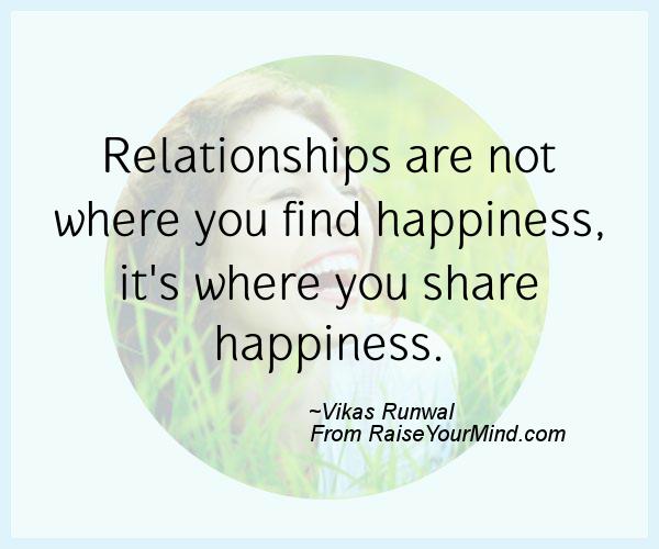 A nice happiness quote from Vikas Runwal  - Proverbes Happiness