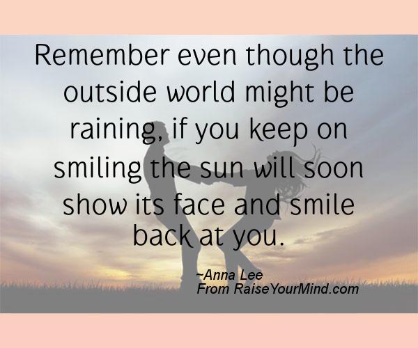 A nice happiness quote from Anna Lee - Proverbes Happiness
