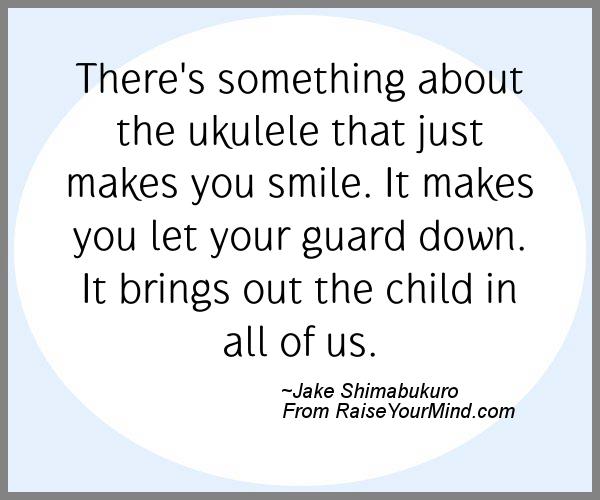 A nice happiness quote from Jake Shimabukuro - Proverbes Happiness