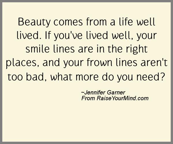 A nice happiness quote from Jennifer Garner - Proverbes Happiness