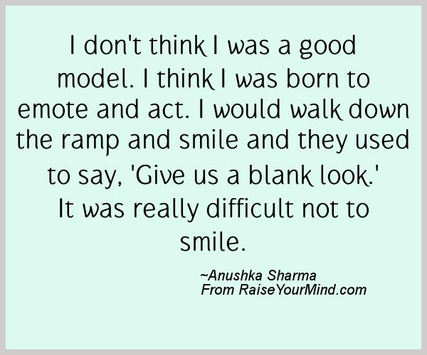 A nice happiness quote from Anushka Sharma - Proverbes Happiness