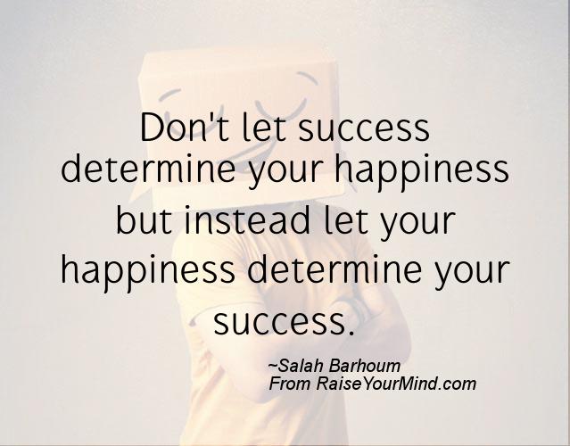 A nice happiness quote from Salah Barhoum - Proverbes Happiness