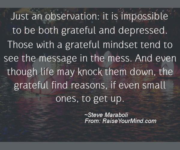 A nice motivational quote from Steve Maraboli