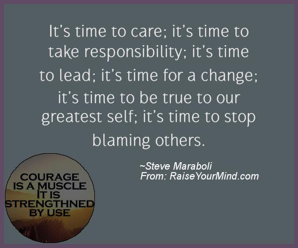 A nice motivational quote from Steve Maraboli