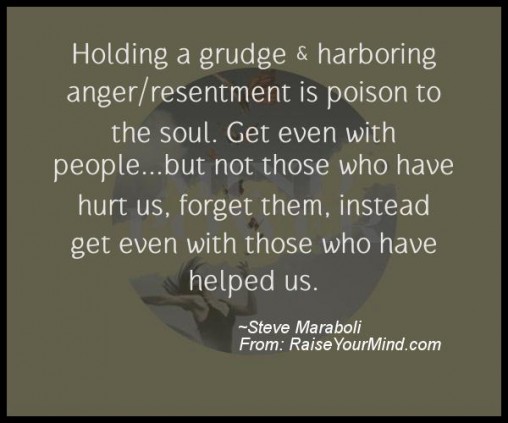 Motivational & Inspirational Quotes | Holding a grudge & harboring ...