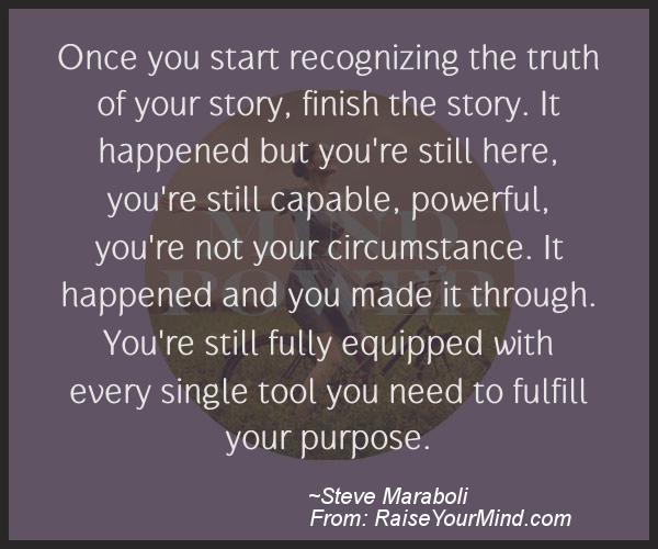 A nice motivational quote from Steve Maraboli