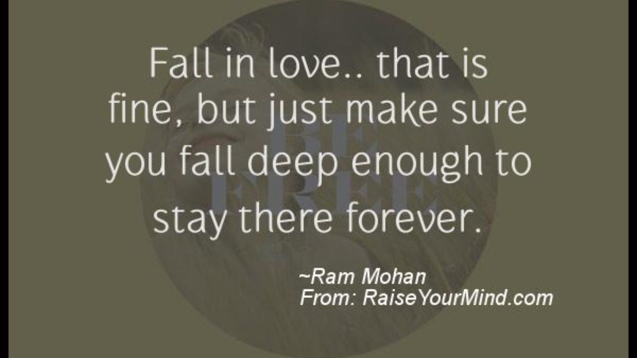 Motivational Inspirational Quotes Fall In Love That Is Fine