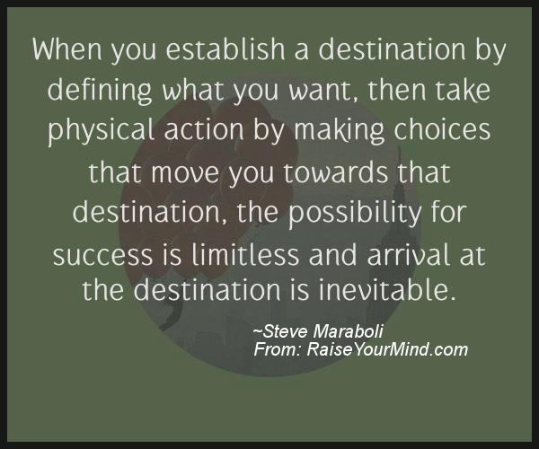 A nice motivational quote from Steve Maraboli