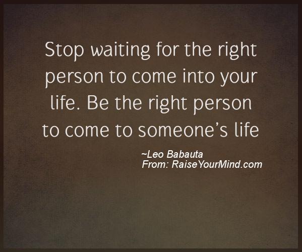 A nice motivational quote from Leo Babauta
