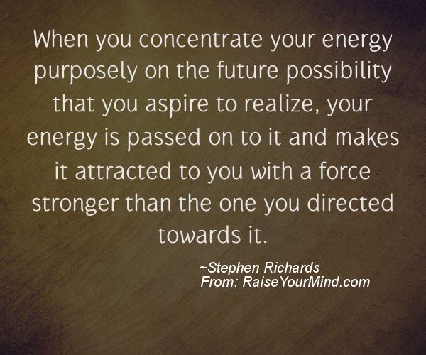 A nice motivational quote from Stephen Richards