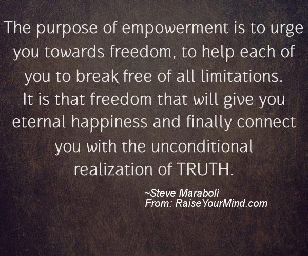 A nice motivational quote from Steve Maraboli
