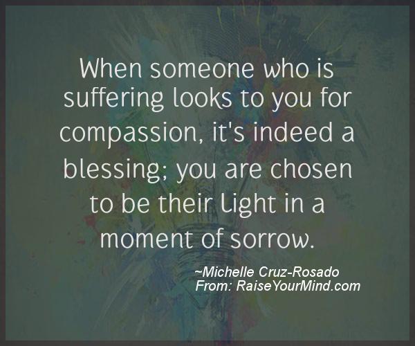 A nice motivational quote from Michelle Cruz-Rosado