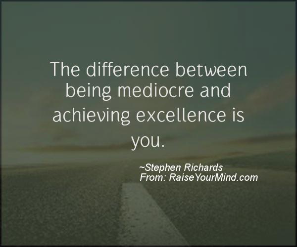 A nice motivational quote from Stephen Richards