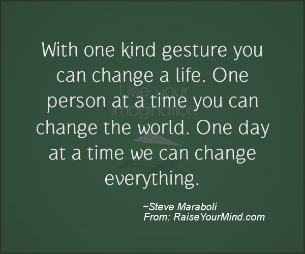 A nice motivational quote from Steve Maraboli