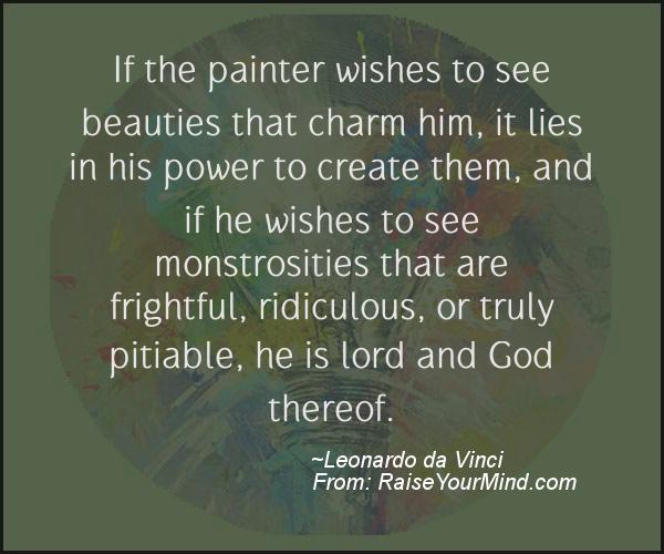 A nice motivational quote from Leonardo da Vinci