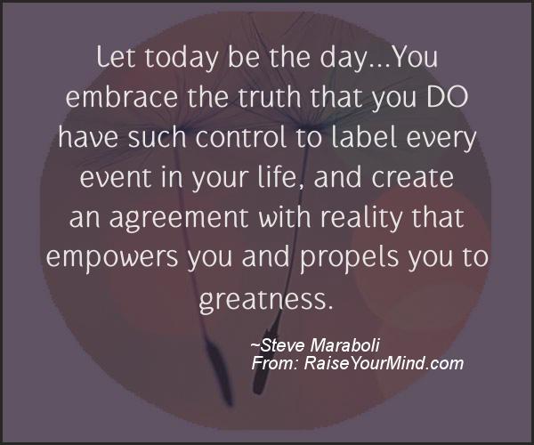 A nice motivational quote from Steve Maraboli