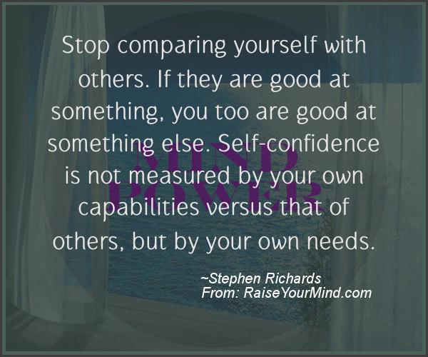 A nice motivational quote from Stephen Richards