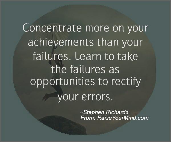 A nice motivational quote from Stephen Richards