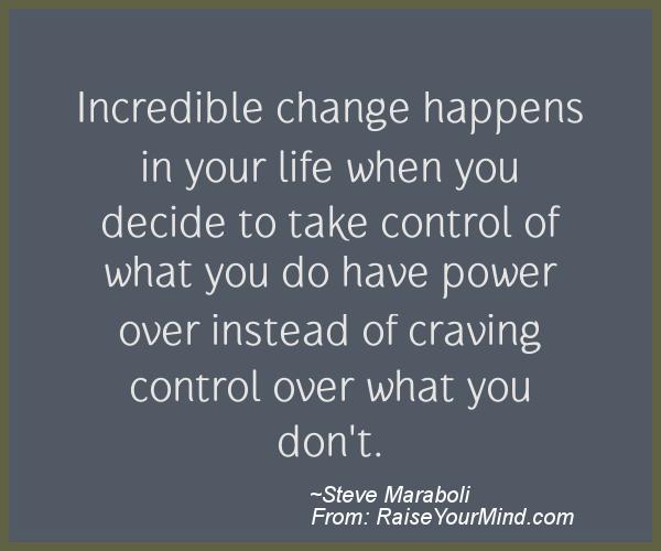 A nice motivational quote from Steve Maraboli