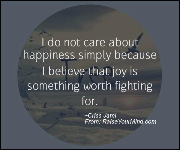 A nice motivational quote from Criss Jami