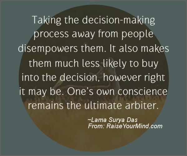 A nice motivational quote from Lama Surya Das