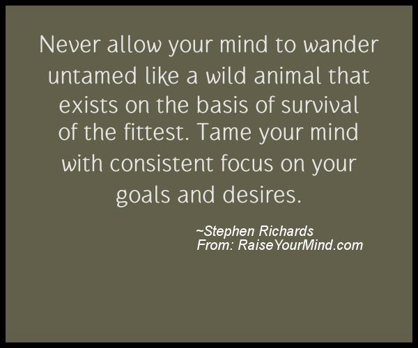 A nice motivational quote from Stephen Richards