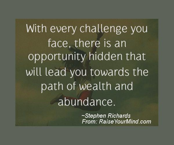 A nice motivational quote from Stephen Richards