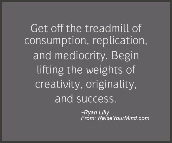 A nice motivational quote from Ryan Lilly