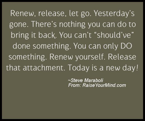 A nice motivational quote from Steve Maraboli