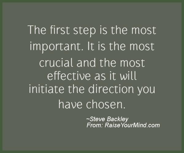 A nice motivational quote from Steve Backley