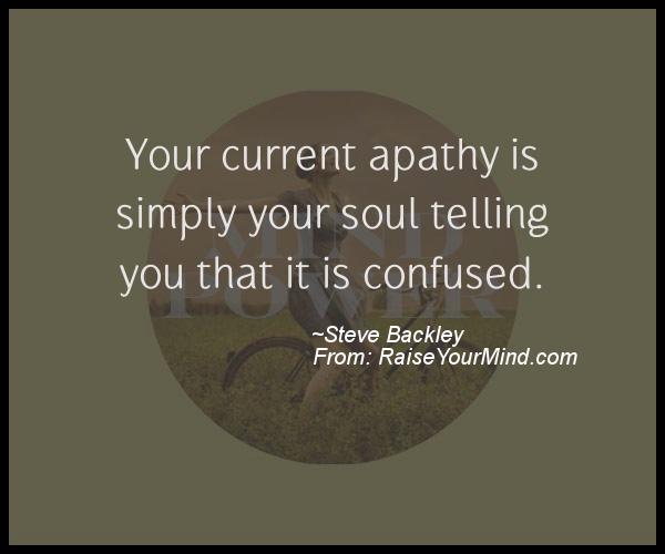 A nice motivational quote from Steve Backley