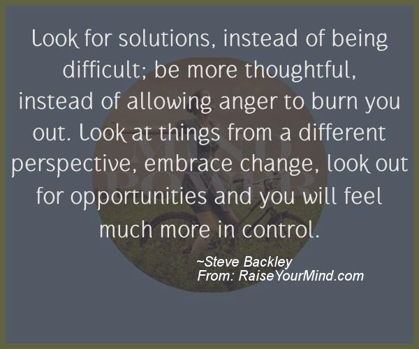 A nice motivational quote from Steve Backley