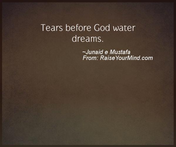 A nice motivational quote from Junaid e Mustafa