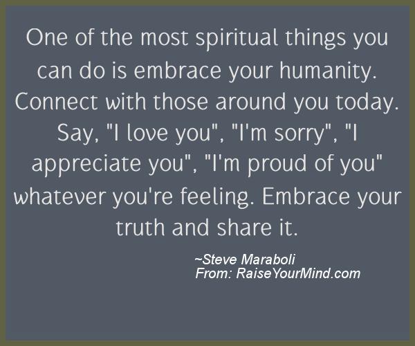 A nice motivational quote from Steve Maraboli