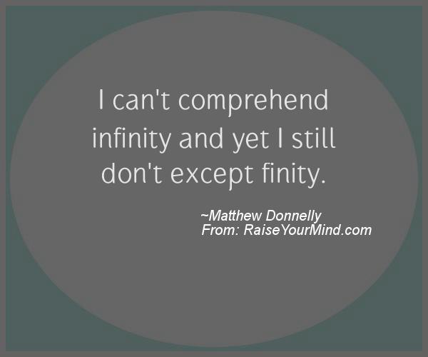 A nice motivational quote from Matthew Donnelly