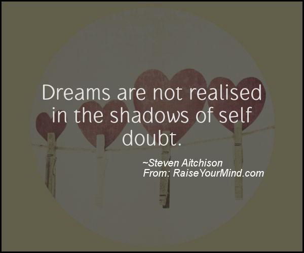 A nice motivational quote from Steven Aitchison