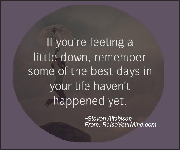 A nice motivational quote from Steven Aitchison