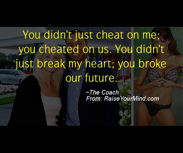 A nice cheating quote from  