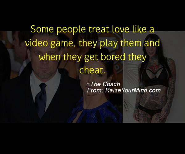 A nice cheating quote from  