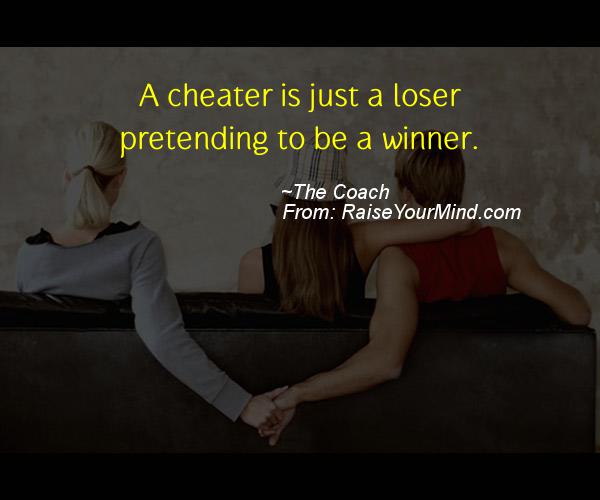 A nice cheating quote from  