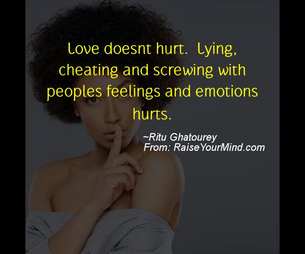 A nice cheating quote from Ritu Ghatourey 