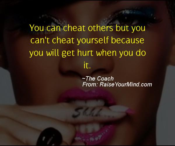 A nice cheating quote from  