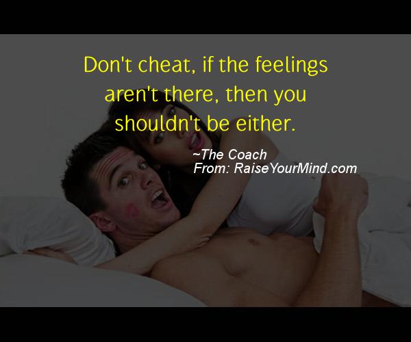 A nice cheating quote from  