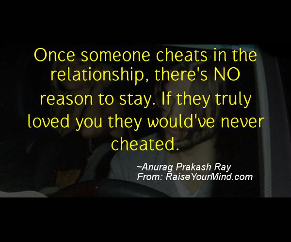 A nice cheating quote from Anurag Prakash Ray 