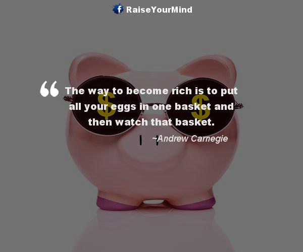 way to become rich - Finance quote image