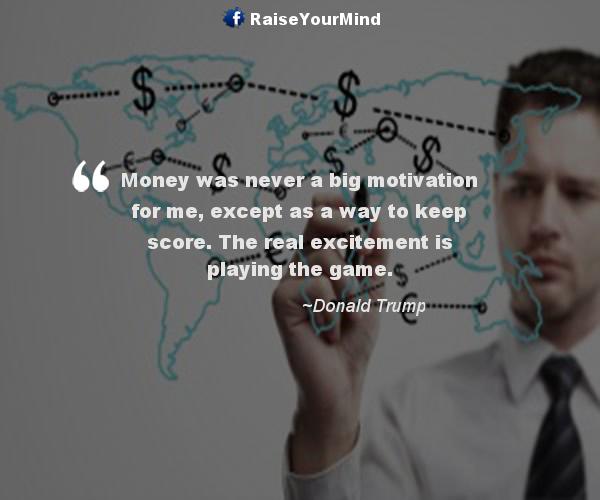 money motivation - Finance quote image